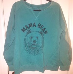Womens Mama Bear Sweatshirt NWOT Sz XL